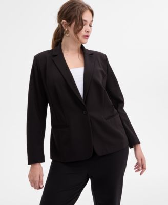 I.N.C. International Concepts - Plus Size Ponte Blazer