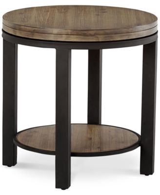 Furniture - Canyon Round End Table, Only at Macy's
