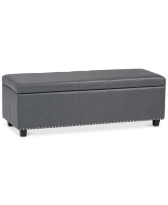 Simpli Home - Rhodes Bench, Quick Ship