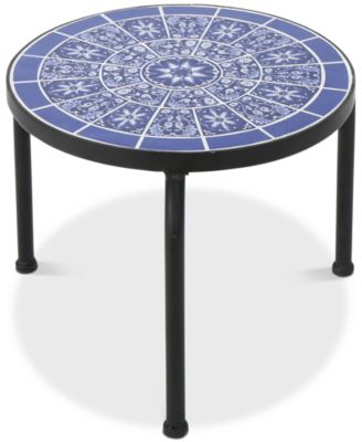 Noble House - Hailey Round Side Table, Quick Ship